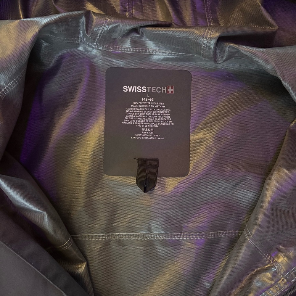 Swiss Tech Grey Performance Softshell Jacket With… - image 3